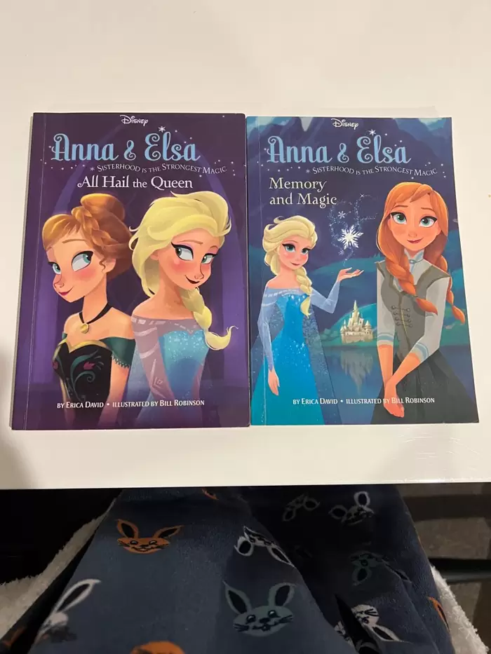 NZ$10 Anna & Elsa Book 1&2 on Carousell