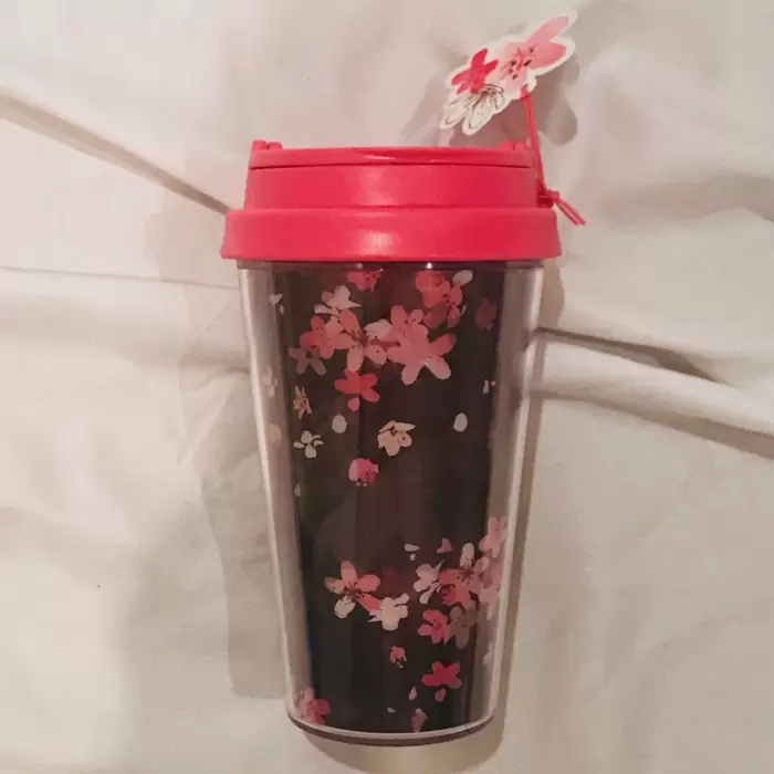 NZ$10 Starbucks floral tumbler water bottle